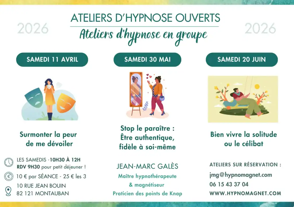 ateliers 2eme trimestre 2026 hypnomagnet
